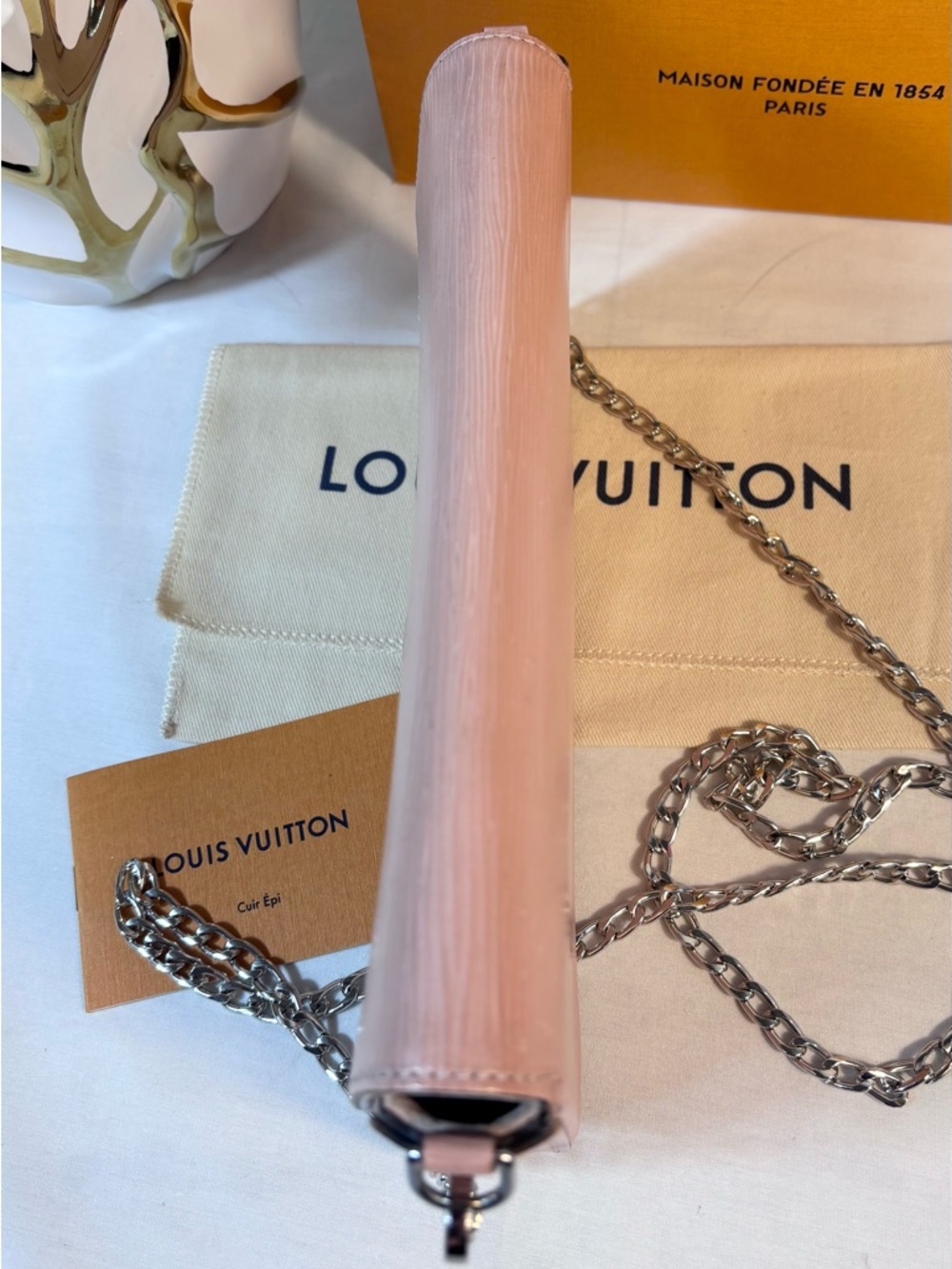 Louis Vuitton Rose Felicie Pochette Sold - Picture 6 of 14